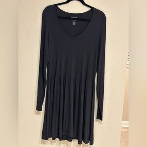 American Eagle Soft & Sexy Ribbed Long Sleeve Mini Dress